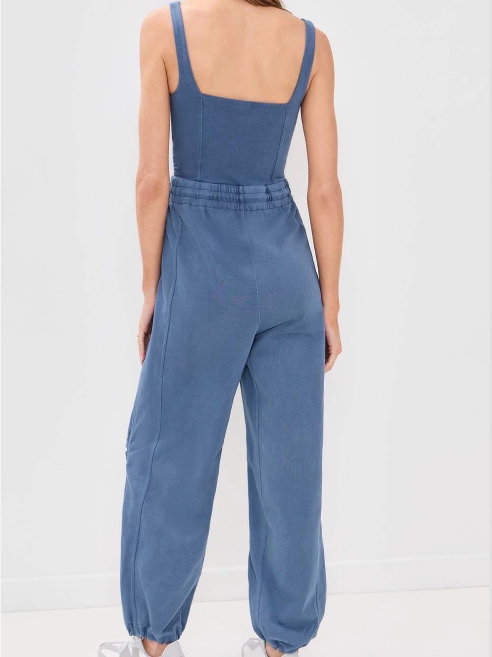 NEW FP MOVEMENT by FREE PEOPLE Inbound Onesie MIDNIGHT NAVY BLUE  Tank Suit SZ M - Picture 3 of 15
